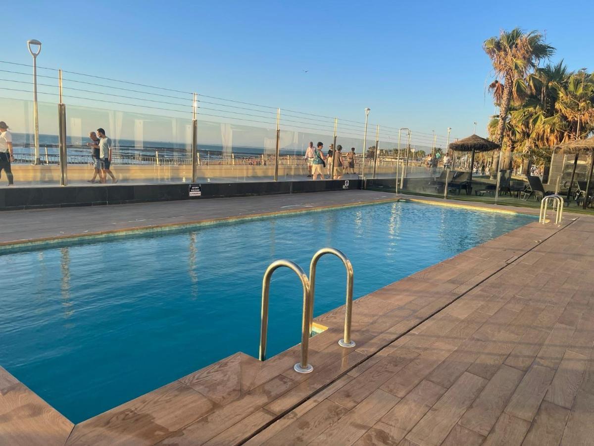 Apartamento Con Piscina En El Paseo Cruz Del Mar Chipiona Exteriör bild